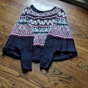 Anthropologie Sleeping On Snow Poncho